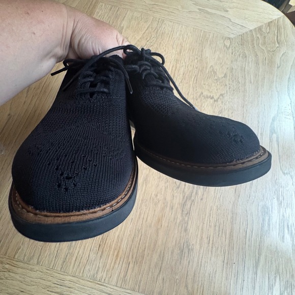 cole haan knit dress shoes $275 Cole Haan Grandevolution Knit‎ Oxford Blk Designer Dress Shoes SZ 10.5  EUC